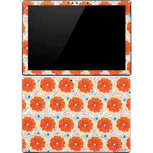 Bouffants and Broken Hearts Citrus Geo Surface Pro 4 Skin